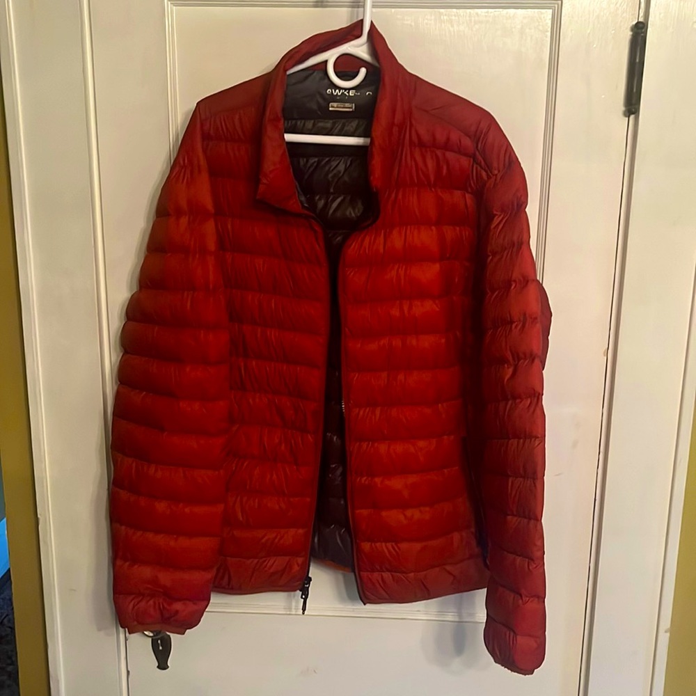 Red Hawks and Co Puffer Jacket. Size XL